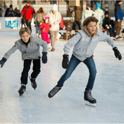 The kids will love ice skating!