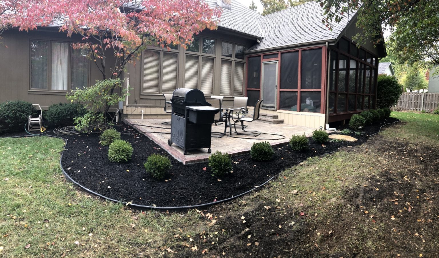 Landscaping Mulch Near Me Mulching Garden With Leaves, Wood Chips