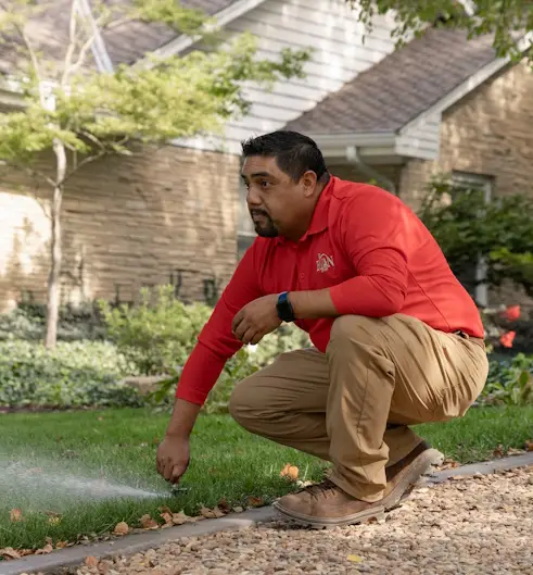 RYAN pro checking sprinklers